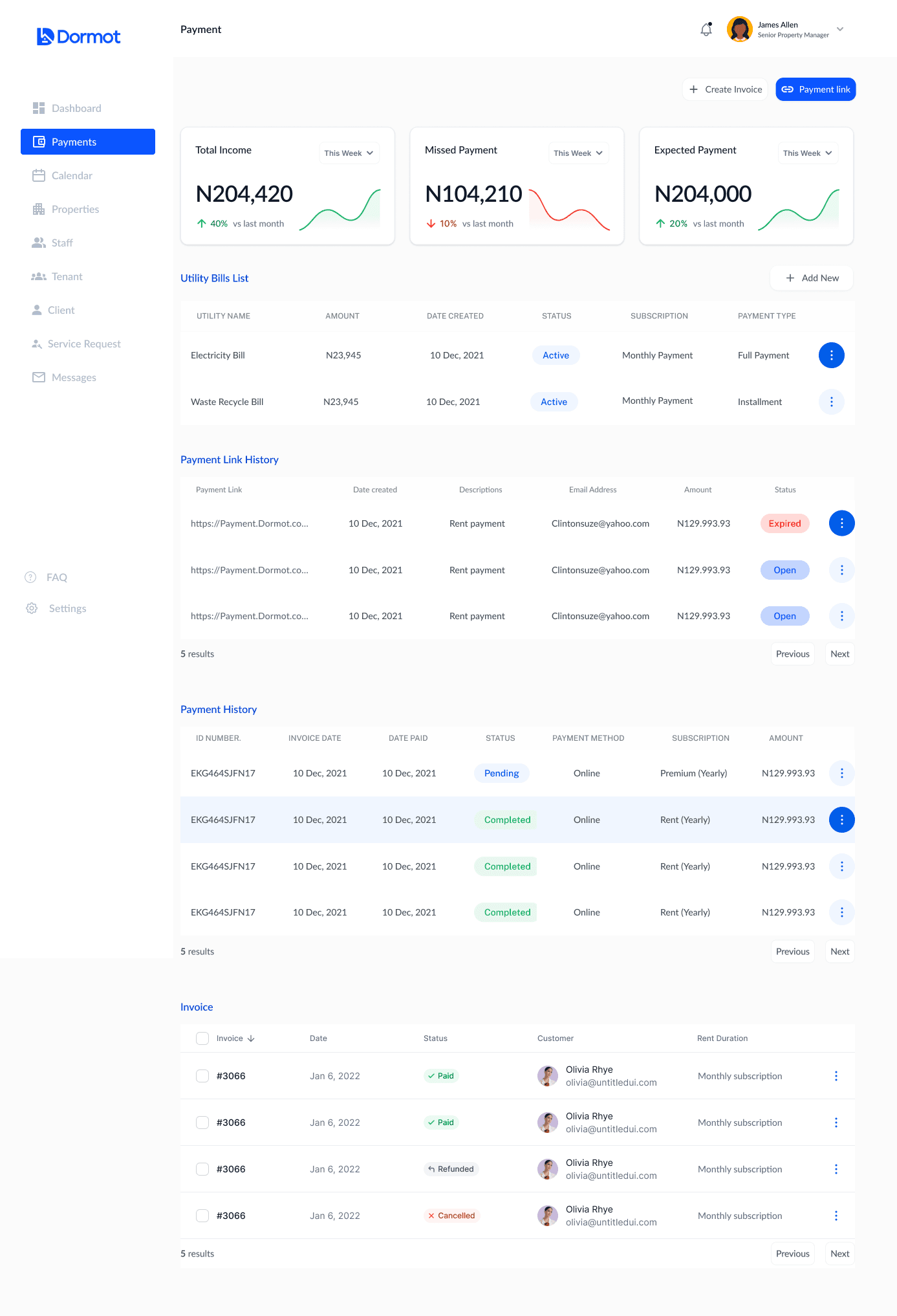 Dormot Core Interface